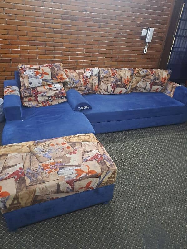 L shaped sofa for urgent sale 2