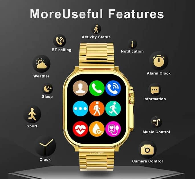 smart watch ultra gold 2