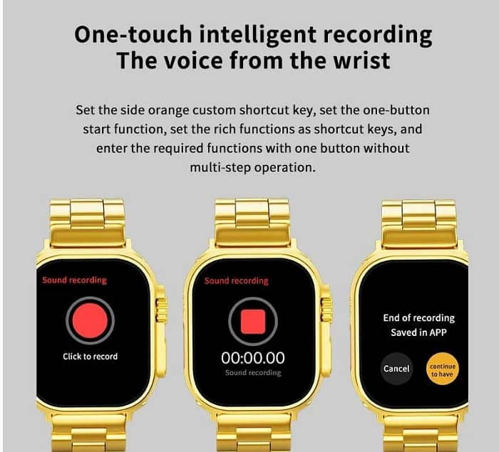 smart watch ultra gold 4