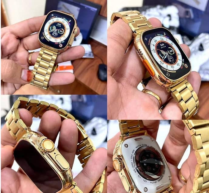 smart watch ultra gold 5