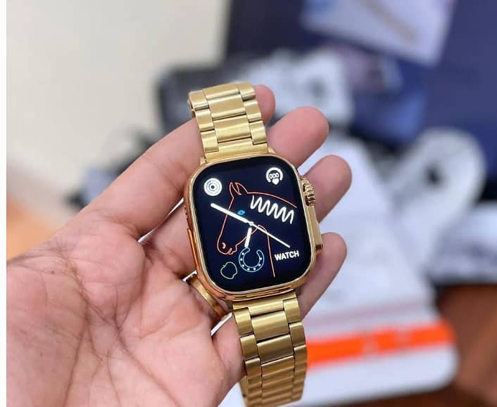 smart watch ultra gold 9