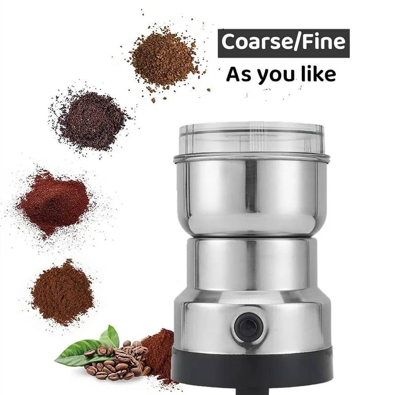 Mini Electric Grinder Stainless Steel Coffee Grinder For Coffee Beans 0