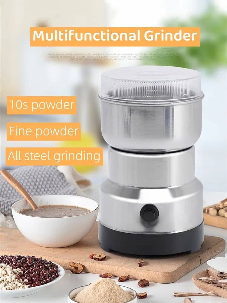 Mini Electric Grinder Stainless Steel Coffee Grinder For Coffee Beans 3