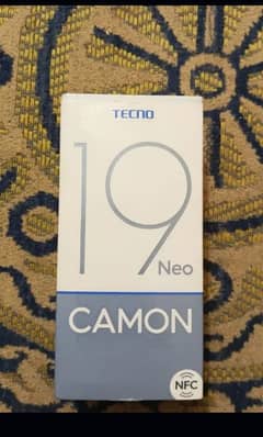 Tecno camon 19 neo 6+6/128 memory good mobail hy bilkul campleet boxs