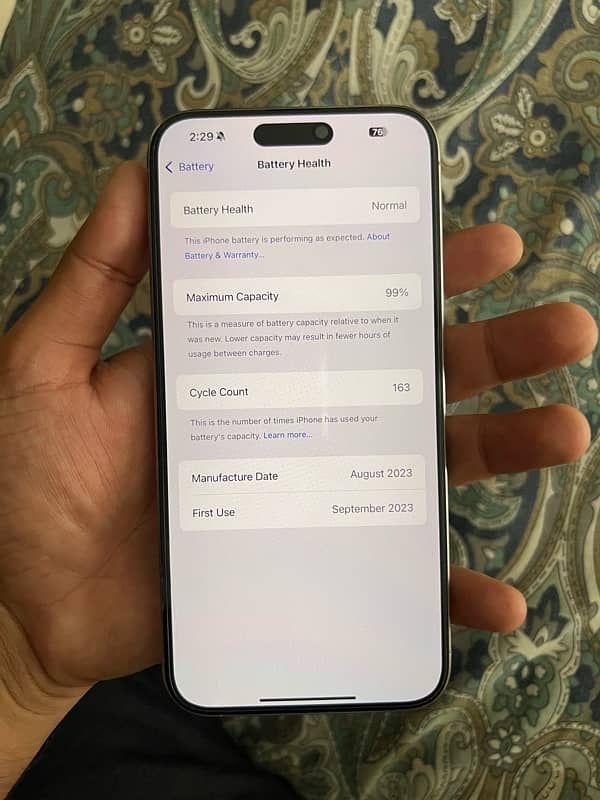 Iphone 15 pro max 256gb Natural titanium 1