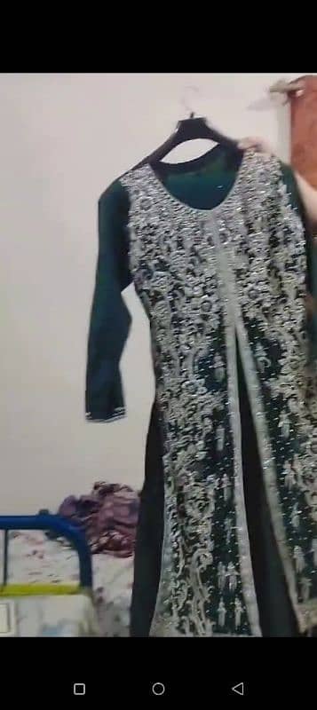 ladies net suit 3 piece open shirt. with faraq 1