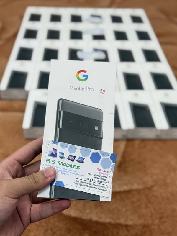 Google Pixel 6Pro 12-128 , 12-256, 12-512 Box pack Dual sim Approved 0