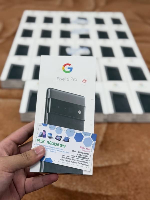 Google Pixel 6Pro 12-128 , 12-256, 12-512 Box pack Dual sim Approved 1