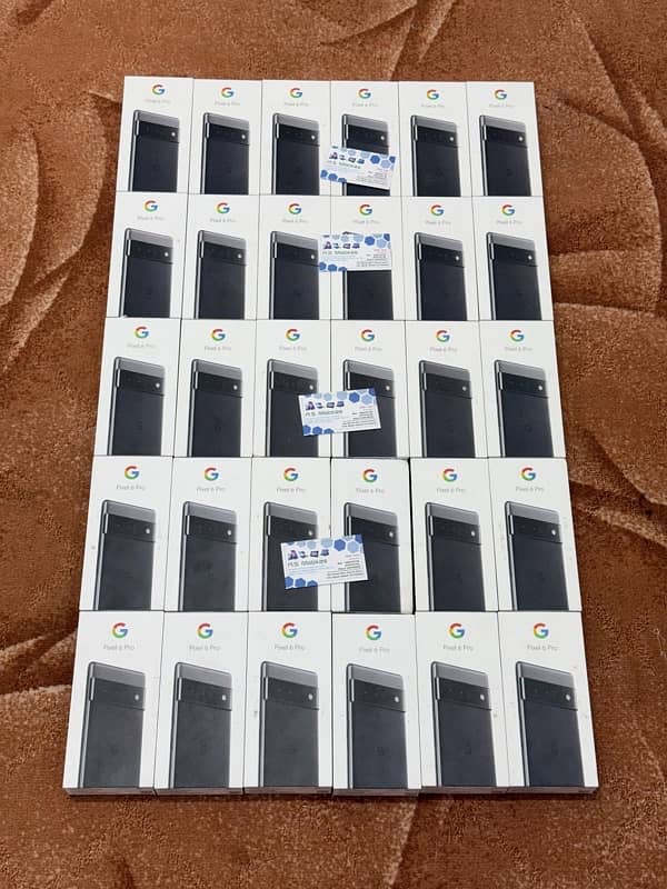 Google Pixel 6Pro 12-128 , 12-256, 12-512 Box pack Dual sim Approved 2