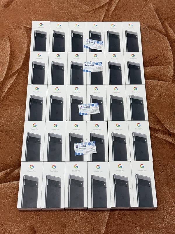 Google Pixel 6Pro 12-128 , 12-256, 12-512 Box pack Dual sim Approved 3