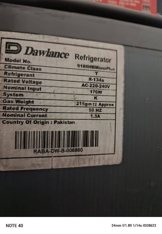 Dawlance refrigerator 3