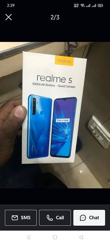 realme 5 pta approved with box 3