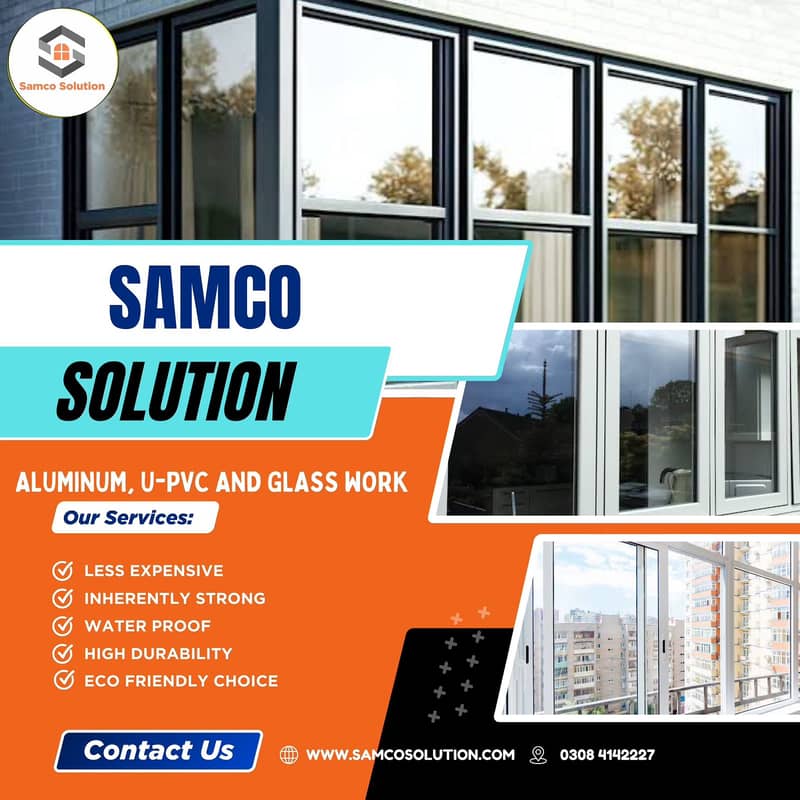 window Upvc /Aluminum doors/Folding doors/Glass door 0