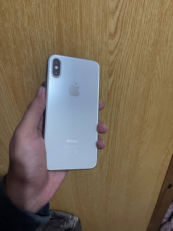 Iphone x 64 gb pta approved white color 7