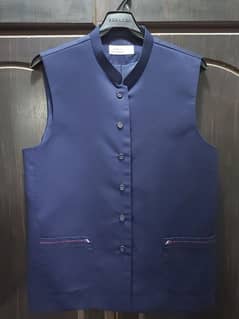 Navy Blue Waistcoat by Bonanza