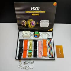 H20 Ultra Smartwatch 10-in-1 with Long Battery + Free AirPods Offer