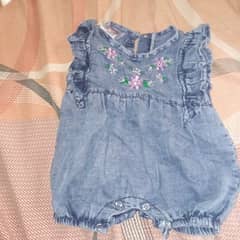 baby jeans romper