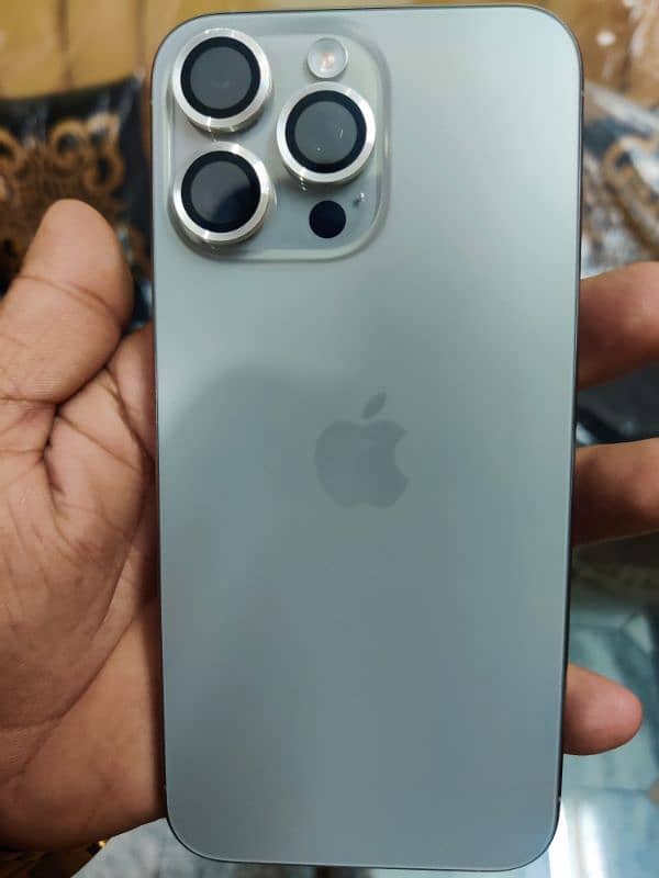 Apple i phone 15 pro max 256 non pta full sim time 0