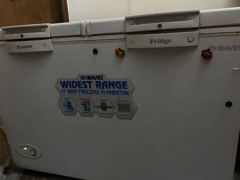 Waves double door deep freezer 0