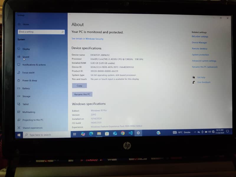 HP 430 g2 core i3 4th generation laptop 6gb ram 128gb SSD 3