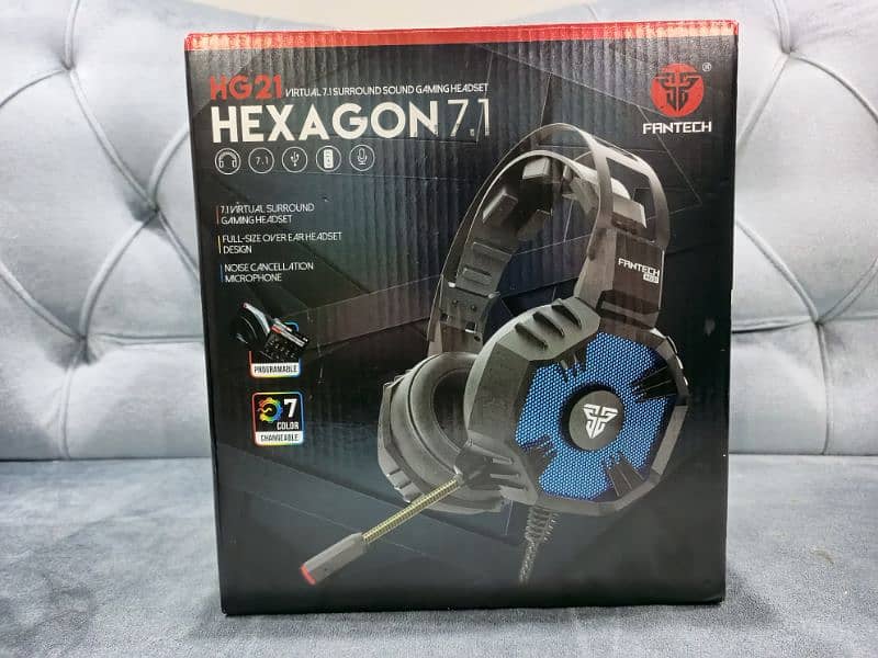 Fantech Gaming Headphones 7.1 Surround Sound 0