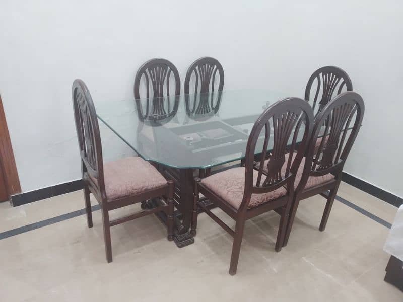 6 Chairs Dining Table 1