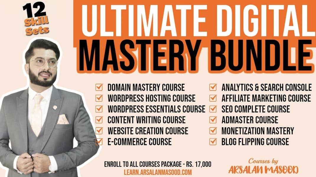 Ultimate Digital Mastery Course - 12 Skillset Course 0