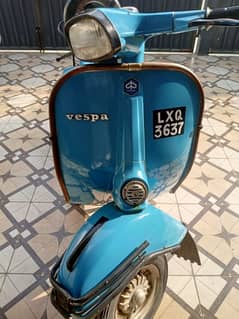 Vespa scooter 1977 model Golden number