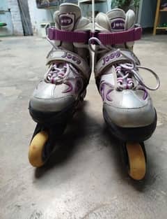 Inline skates adjustable size