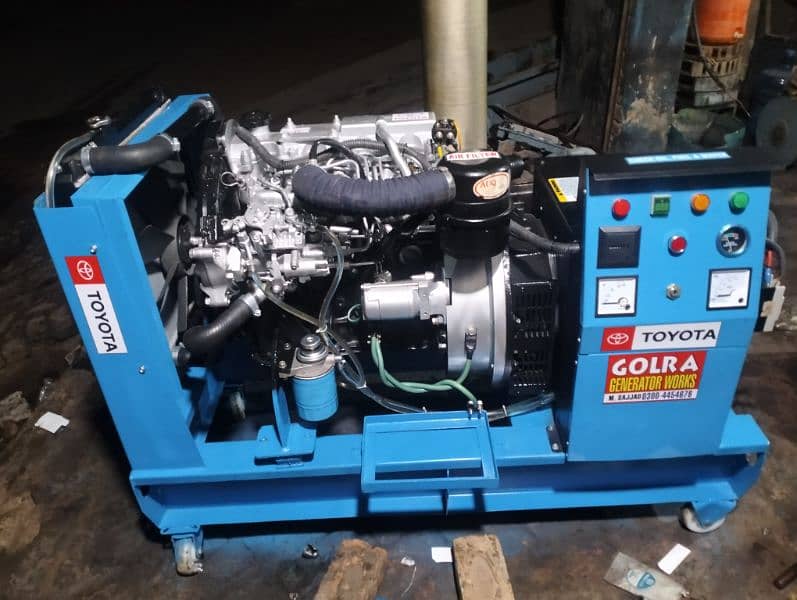 20kva diesel generator Toyota 2D engine 2000cc sound proof gas patrol 4