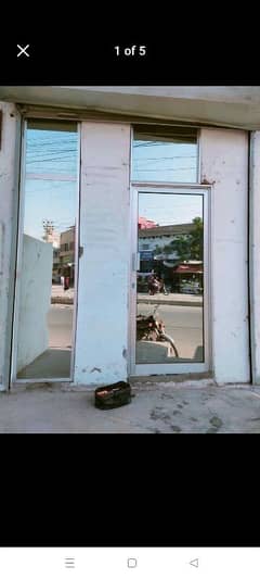 aluminium door with class 1 month usz only