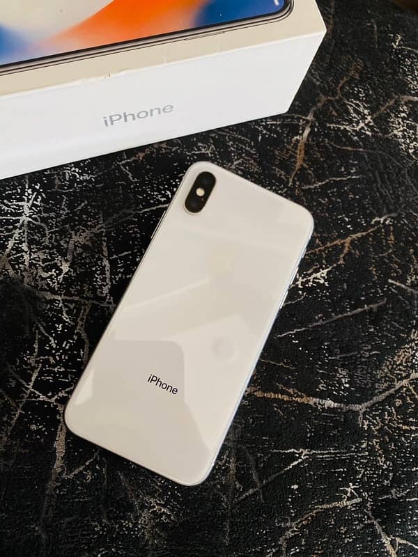 iphone x 64 gb pta approved factory unlock  with box all ok 1