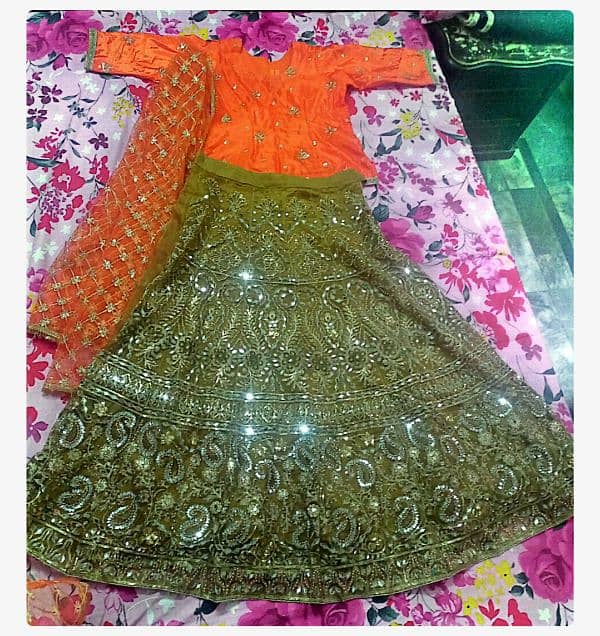 Stitched lehnga and Kurti for Mehndi 2