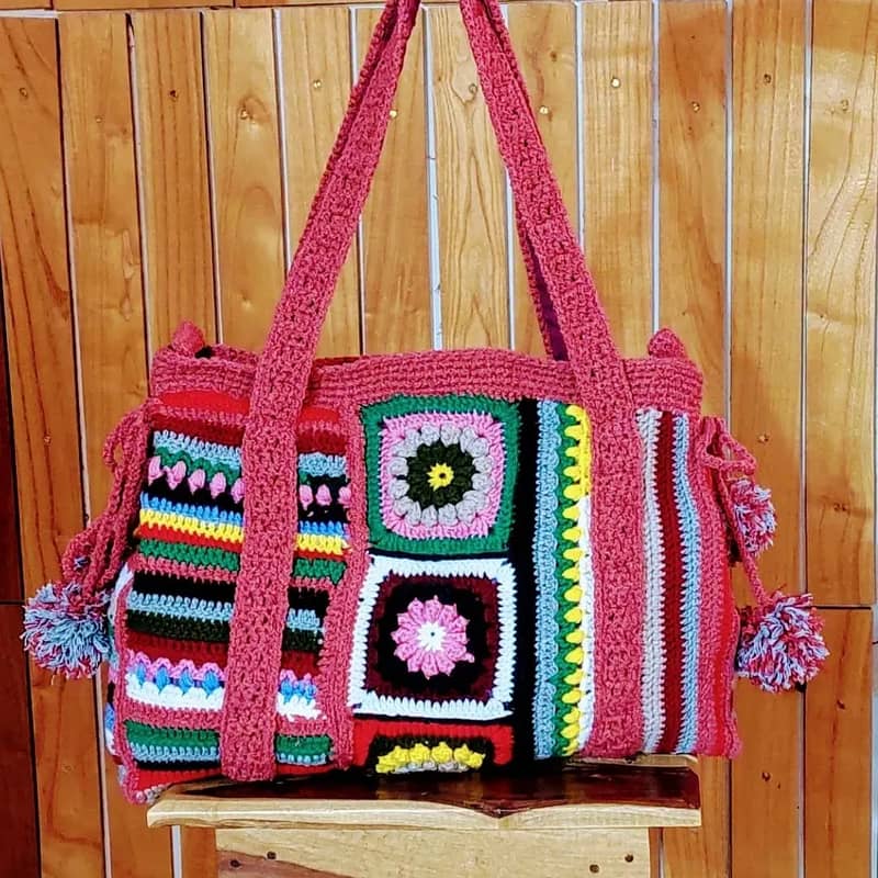 Handmade crochet bag. 1