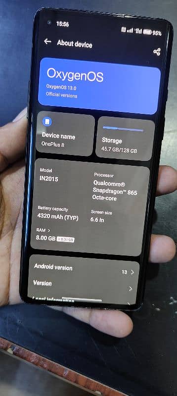 OnePlus 8 8+8/128 finger issue just 3