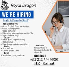 Sales Staff Required || Jobs For Male& Female