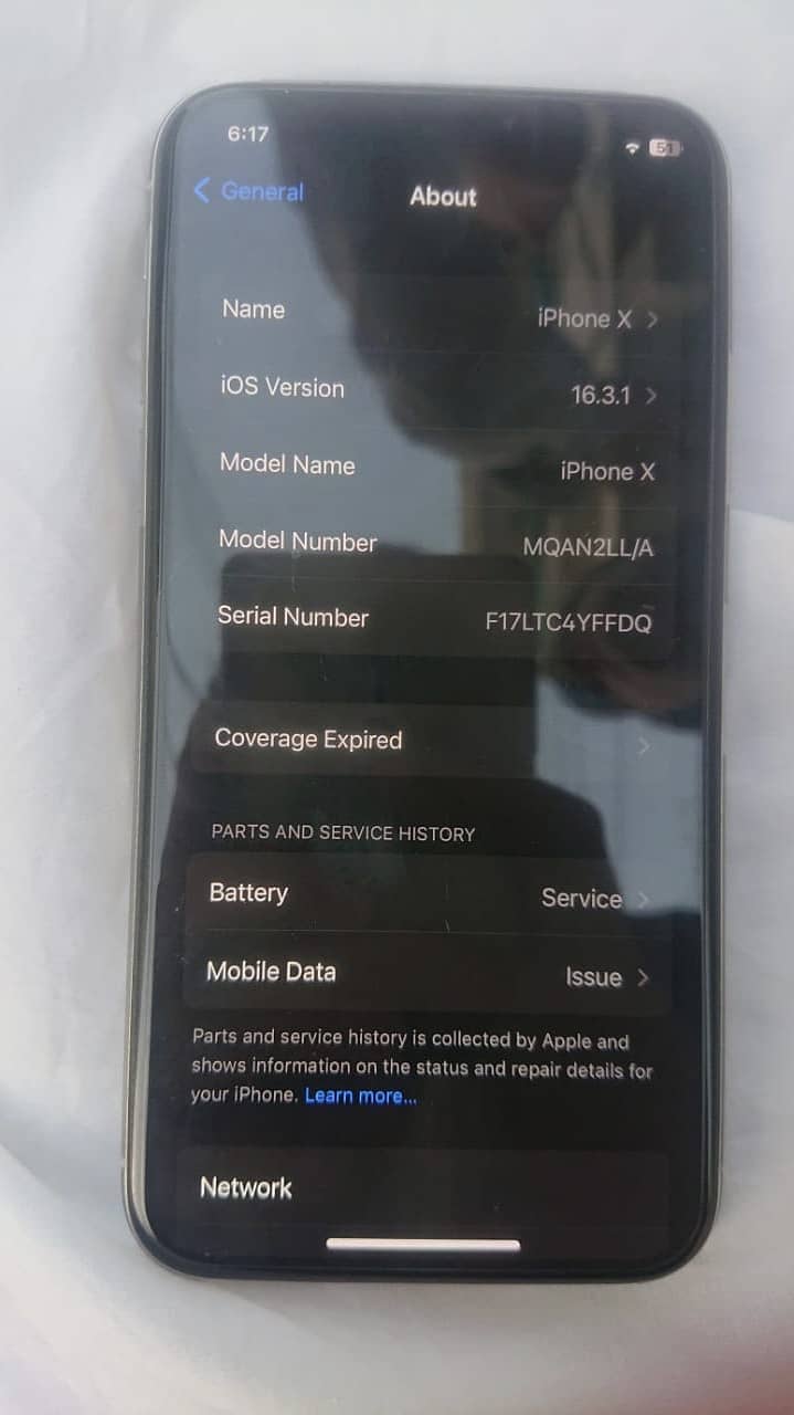 Iphone x bypas 256 Gb 10/9 1