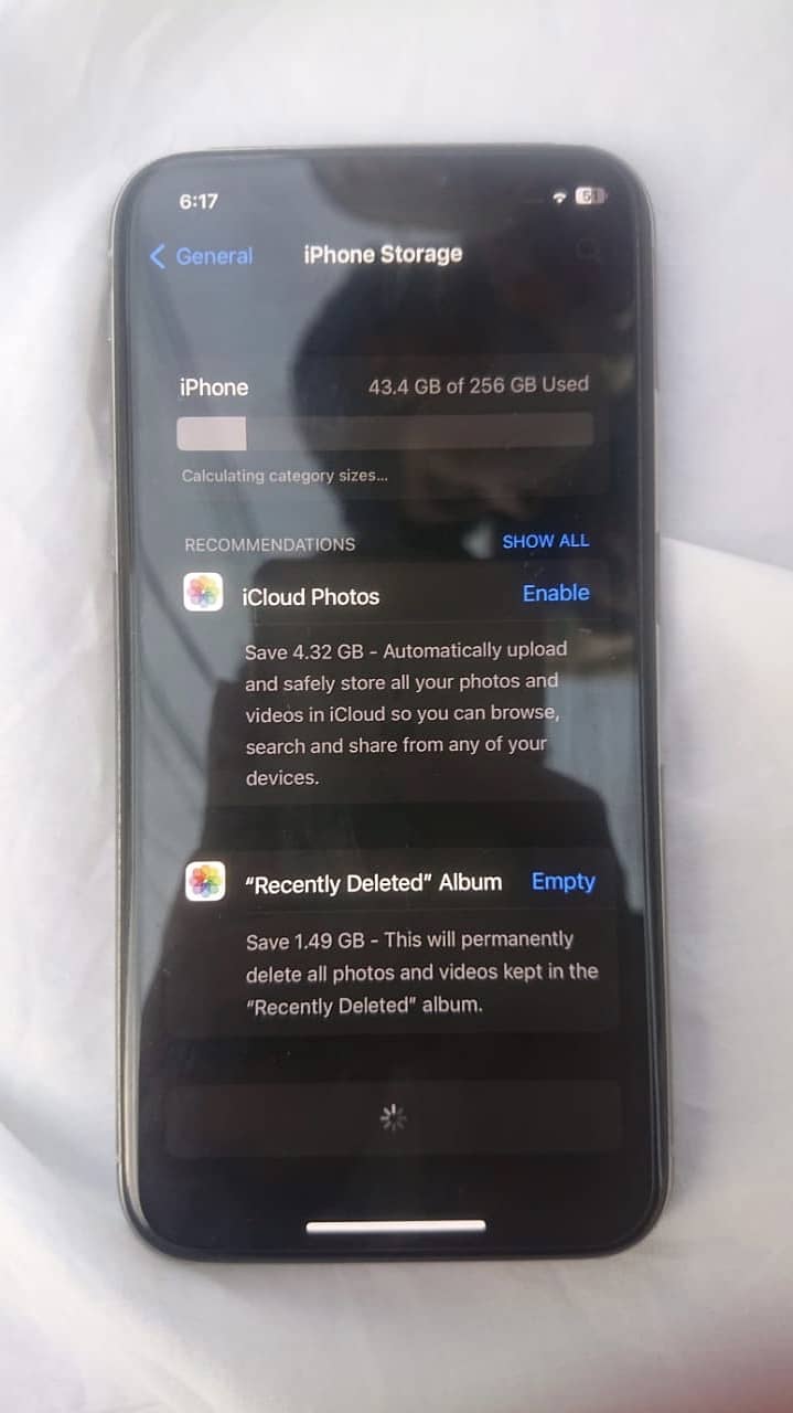 Iphone x bypas 256 Gb 10/9 2