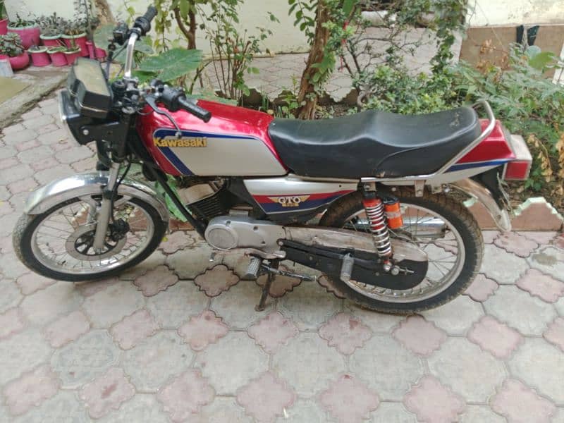 Kawasaki GTO 125peshawar nmbr 0