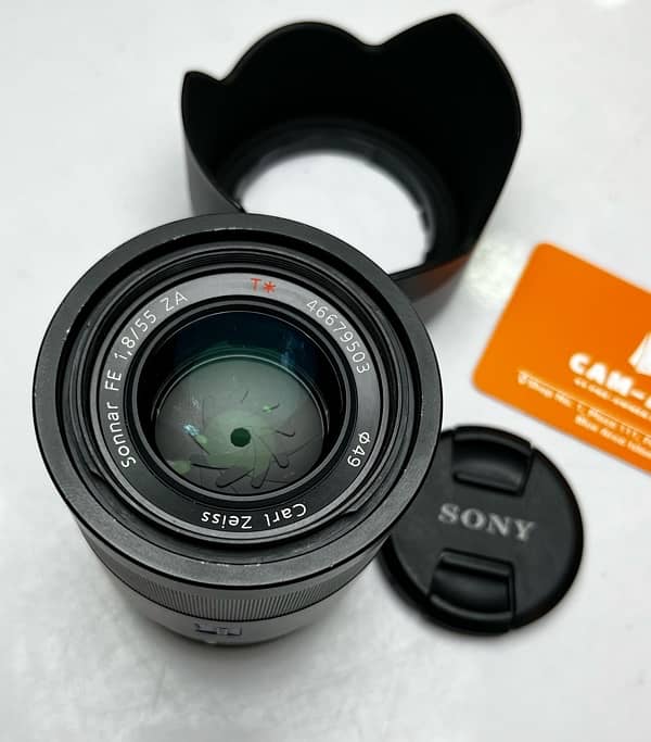 Sony Sonnar T* FE 55mm f1.8 ZA, Good Condition, Sony lens 55mm 1.8 4