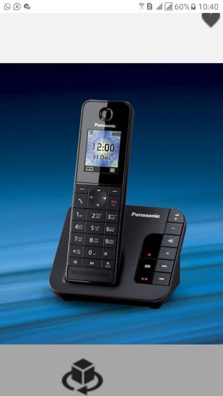 Panasonic colour display 9 mouth warranty By Malaysia cordless phone 0