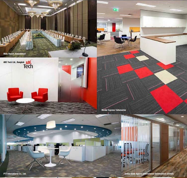 Carpet Tiles/PVC Vinyl/PvC wall Panels/ WPC Fluted panel / SPC Floor 1