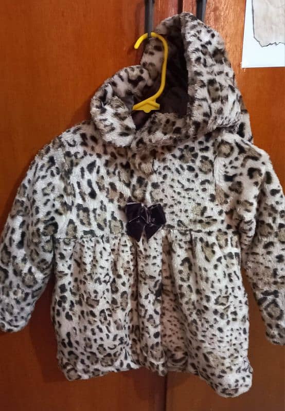 Leopard print fur coat 1