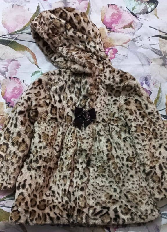 Leopard print fur coat 4