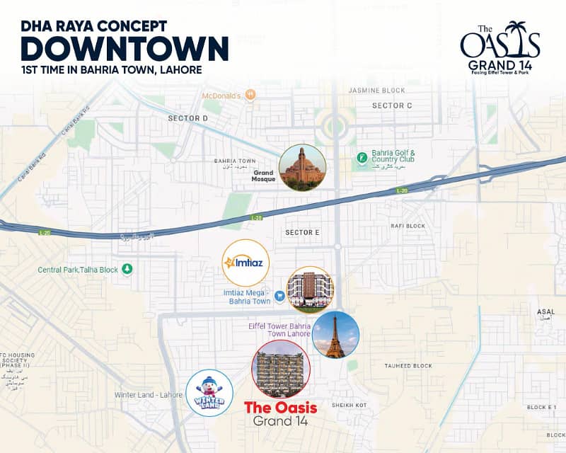 Book Your 1 Bed Luxury Apartment in Just 15 Lac Only In The Oasis Grand 14 Bahria Town Lahore 10