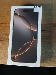 iPhone 16 pro max 256gb Box Pack Non Activd