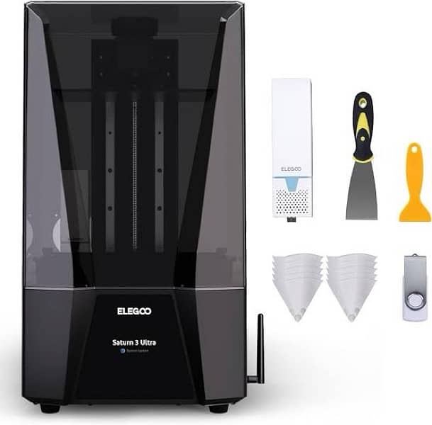 ELEGOO Saturn 3 Ultra 12K MSLA 3D Printer | Resin , Jewlery Printer 0