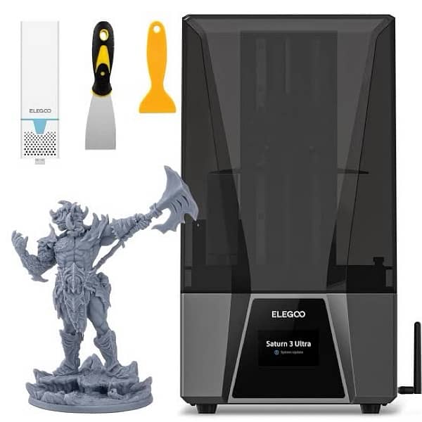 ELEGOO Saturn 3 Ultra 12K MSLA 3D Printer | Resin , Jewlery Printer 1