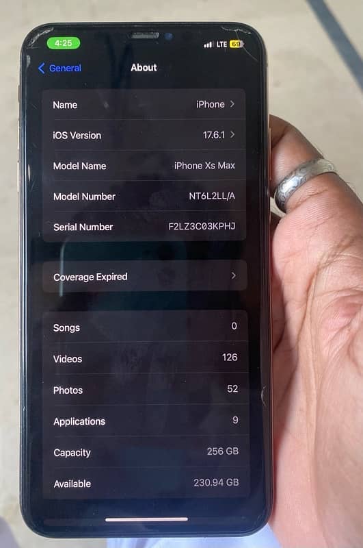 iphone xsmax 256GB 2