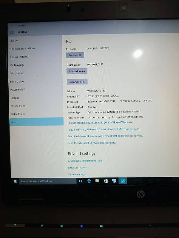 Hp Core i7 Fresh Condition 3